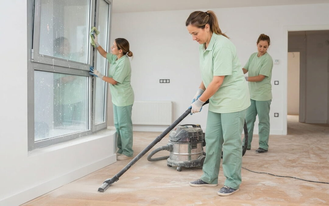 Qué incluye una limpieza de fin de obra: lo que la empresa hace y lo que no